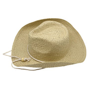 No. 206 Paper Straw Cowboy Hat with Braided Cord Band