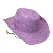 No. 206 Paper Straw Cowboy Hat with Braided Cord Band