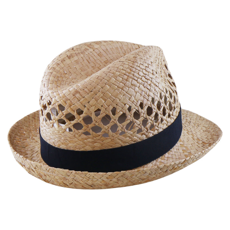 Korean Style Natural Raffia Straw Hat Handwoven Sun Hat Summer Beach Vacation UV Protection Wide Brim Wholesale