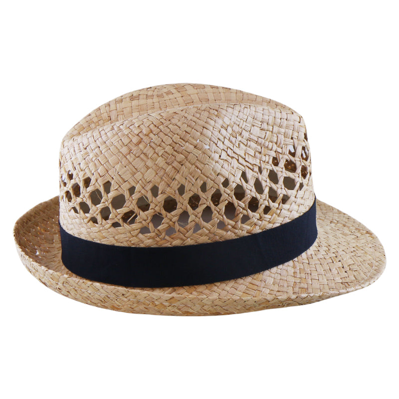 Korean Style Natural Raffia Straw Hat Handwoven Sun Hat Summer Beach Vacation UV Protection Wide Brim Wholesale