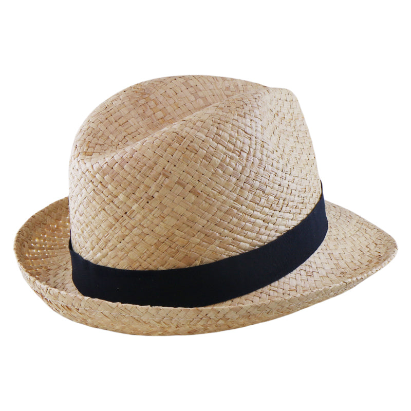 Korean Style Natural Raffia Straw Hat Handwoven Sun Hat Summer Beach Vacation UV Protection Wide Brim Wholesale