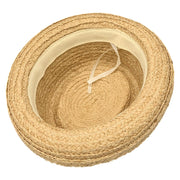 No. 531 Raffia Straw Gambler Hat with Grosgrain Band