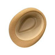 No. 545 Woven Paper Fedora Hat with Grosgrain Band