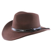 No. 614 100% Wool Felt Western Cowboy Hat