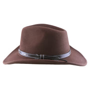 No. 614 100% Wool Felt Western Cowboy Hat