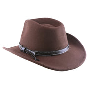 No. 614 100% Wool Felt Western Cowboy Hat