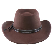 No. 614 100% Wool Felt Western Cowboy Hat