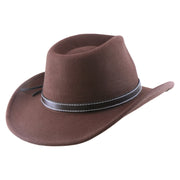 No. 614 100% Wool Felt Western Cowboy Hat