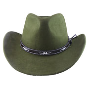 No. 614 100% Wool Felt Western Cowboy Hat