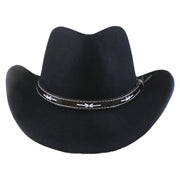 No. 614 100% Wool Felt Western Cowboy Hat