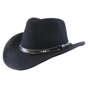No. 614 100% Wool Felt Western Cowboy Hat