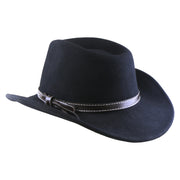 No. 614 100% Wool Felt Western Cowboy Hat