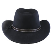 No. 614 100% Wool Felt Western Cowboy Hat