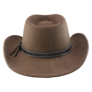 No. 614 100% Wool Felt Western Cowboy Hat