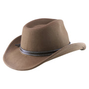 No. 614 100% Wool Felt Western Cowboy Hat