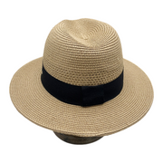 No. 644 Paper Braid Wide Brim Fedora Hat