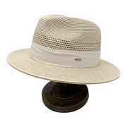 No. 644 Paper Braid Wide Brim Fedora Hat