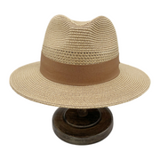 No. 644 Paper Braid Wide Brim Fedora Hat