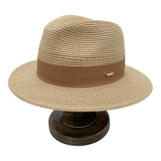 No. 644 Paper Braid Wide Brim Fedora Hat