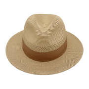 No. 644 Paper Braid Wide Brim Fedora Hat