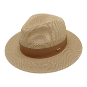 No. 644 Paper Braid Wide Brim Fedora Hat