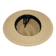 No. 644 Paper Braid Wide Brim Fedora Hat