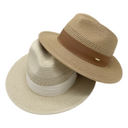 No. 644 Paper Braid Wide Brim Fedora Hat