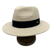 No. 644 Paper Braid Wide Brim Fedora Hat