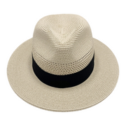 No. 644 Paper Braid Wide Brim Fedora Hat