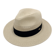 No. 644 Paper Braid Wide Brim Fedora Hat