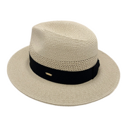 No. 644 Paper Braid Wide Brim Fedora Hat