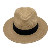 No. 644 Paper Braid Wide Brim Fedora Hat