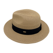 No. 644 Paper Braid Wide Brim Fedora Hat