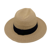 No. 644 Paper Braid Wide Brim Fedora Hat