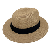No. 644 Paper Braid Wide Brim Fedora Hat