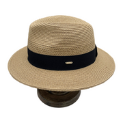 No. 644 Paper Braid Wide Brim Fedora Hat