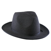 No. 673 Paper Braid Gambler Hat with Key Charm