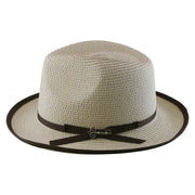 No. 673 Paper Braid Gambler Hat with Key Charm