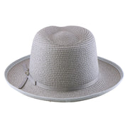 No. 673 Paper Braid Gambler Hat with Key Charm