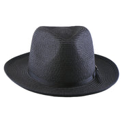 No. 673 Paper Braid Gambler Hat with Key Charm