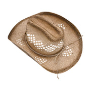No. 70 Raffia Straw Cowboy Hat with Shell Band