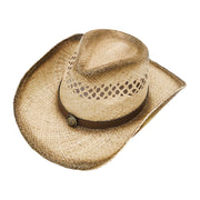 No. 71 Raffia Straw Cowboy Hat with Concho Band