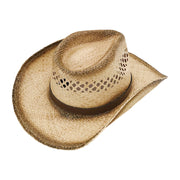 No. 71 Raffia Straw Cowboy Hat with Concho Band