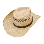 No. 71 Raffia Straw Cowboy Hat with Concho Band