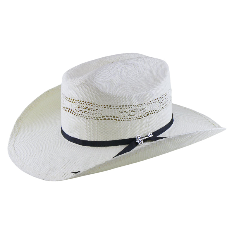 Woven Paper Straw Cowboy Fedora Hat Handwoven Stiff Brim Western Style Roll Brim Sun Hat for Men and Women