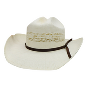 No. 757 Paper Straw Cowboy Hat with Vented Crown