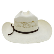 No. 757 Paper Straw Cowboy Hat with Vented Crown