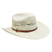 No. 777 Paper Straw Cowboy Hat with Vented Crown