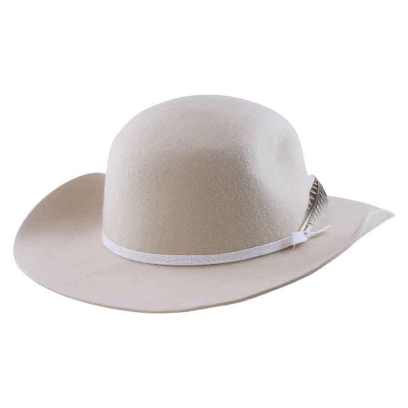 Wool Fedora Hat Vintage British Style Small Dress Hat Autumn Winter Jazz Cap for Men and Women