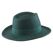 No. 782 Polyester Felt Fedora Hat with Feather Accent